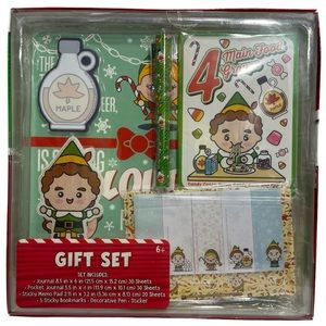 NWT Elf the Movie Holiday Christmas Stationary Journal Gift Set